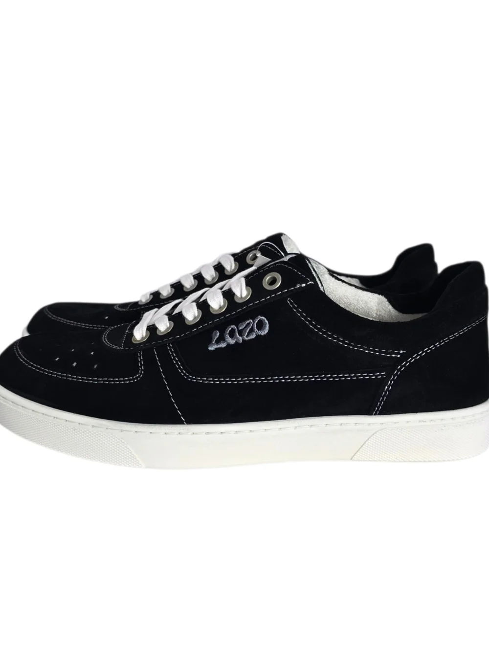 LAZO Hypernova Obsidian Black Eco Suede Sneakers Women’s 9